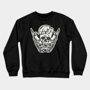 Inktober skull onimaks Crewneck Sweatshirt